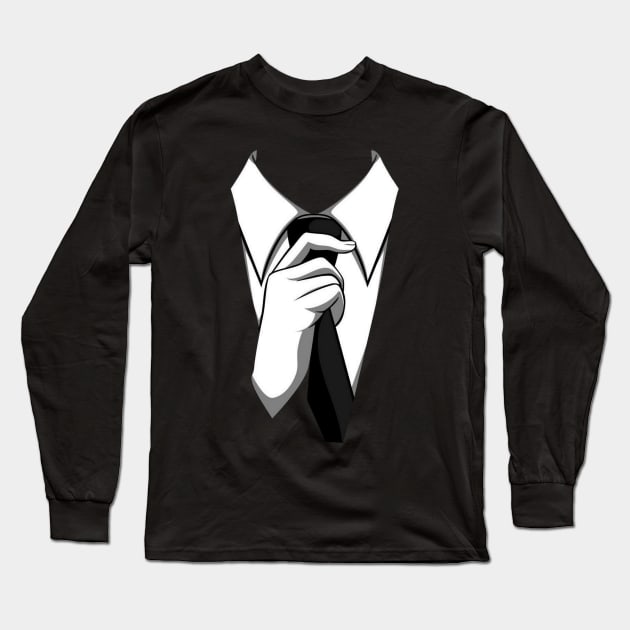 Anonymous suit Long Sleeve T-Shirt by Techno4War